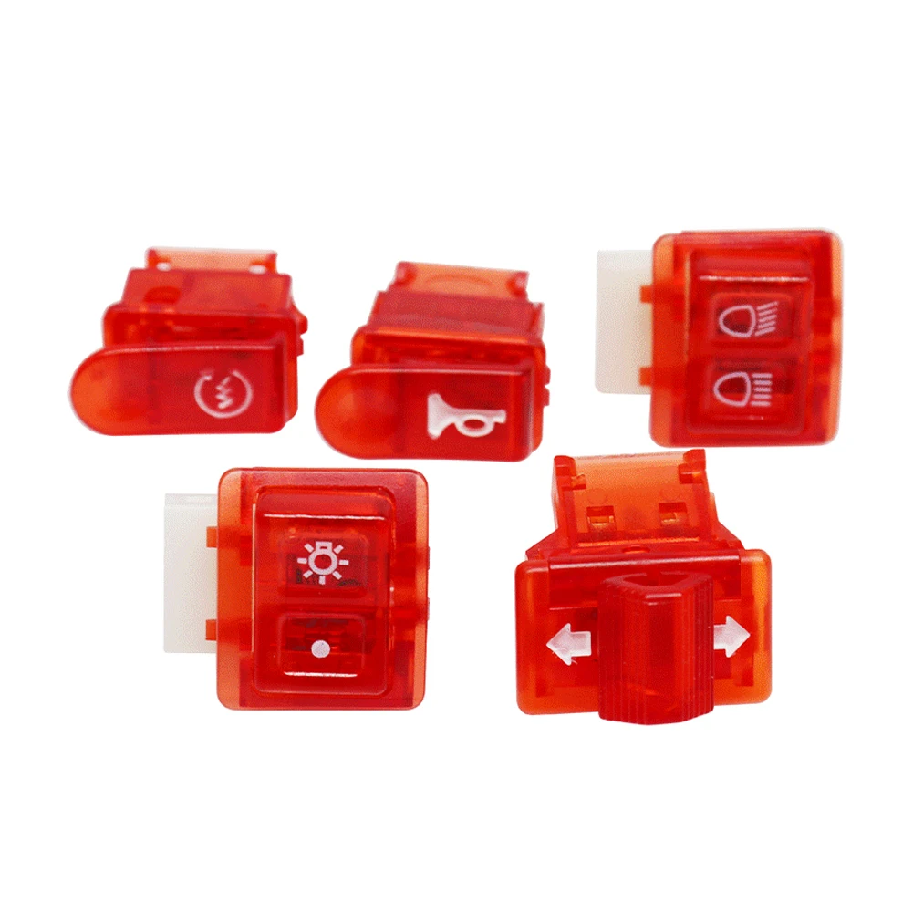 For HONDA DIO ZX 50 AF18 AF27 AF28 AF34 AF35 AF38 Motorcycle Accessories Far and Near Lamp Turn Signal Horn Start Switch Button