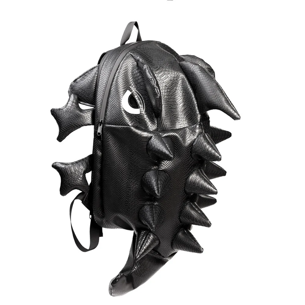 Motorcycle Helmet Bag Shark Bag Backpack Creative Student Bag Cartoon Backpack Personalized Monster for Men and Women