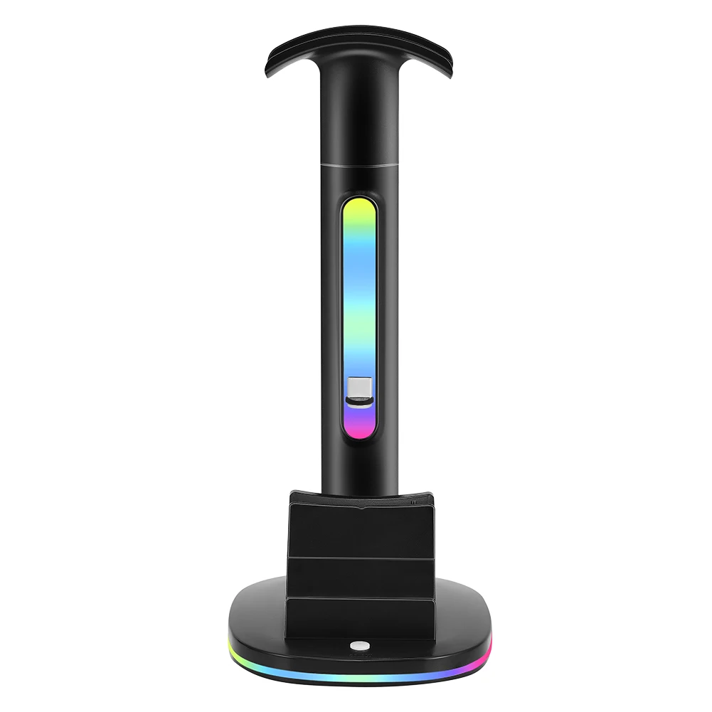 RGB Charging Dock Station Headphones Stand Console Charger Stand w/ 2 US2.0 Ports for PS5 Portal for PlayStation Portal