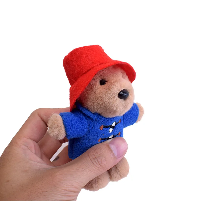 Britain Paddington Bear plush dolls Kawaii Small Bear Stuffed Dolls High Quality Children Christmas Birthday Gifts 10cm