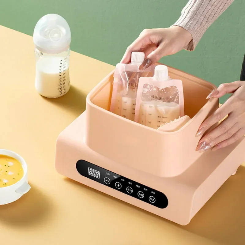 Mesin sterilisasi botol bayi, dengan pengering dan susu hangat tiga-dalam-satu penghangat susu dua dalam satu kabinet uap khusus bayi