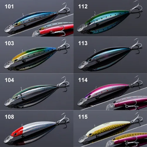 Imagen 2 del producto Señuelo de pesca Noeby Minnow 110S 19g 110F 19g 130F 23g Wobblers de fundición Jerkbait cebo duro Artificial para Señuelos de pesca de agua salada