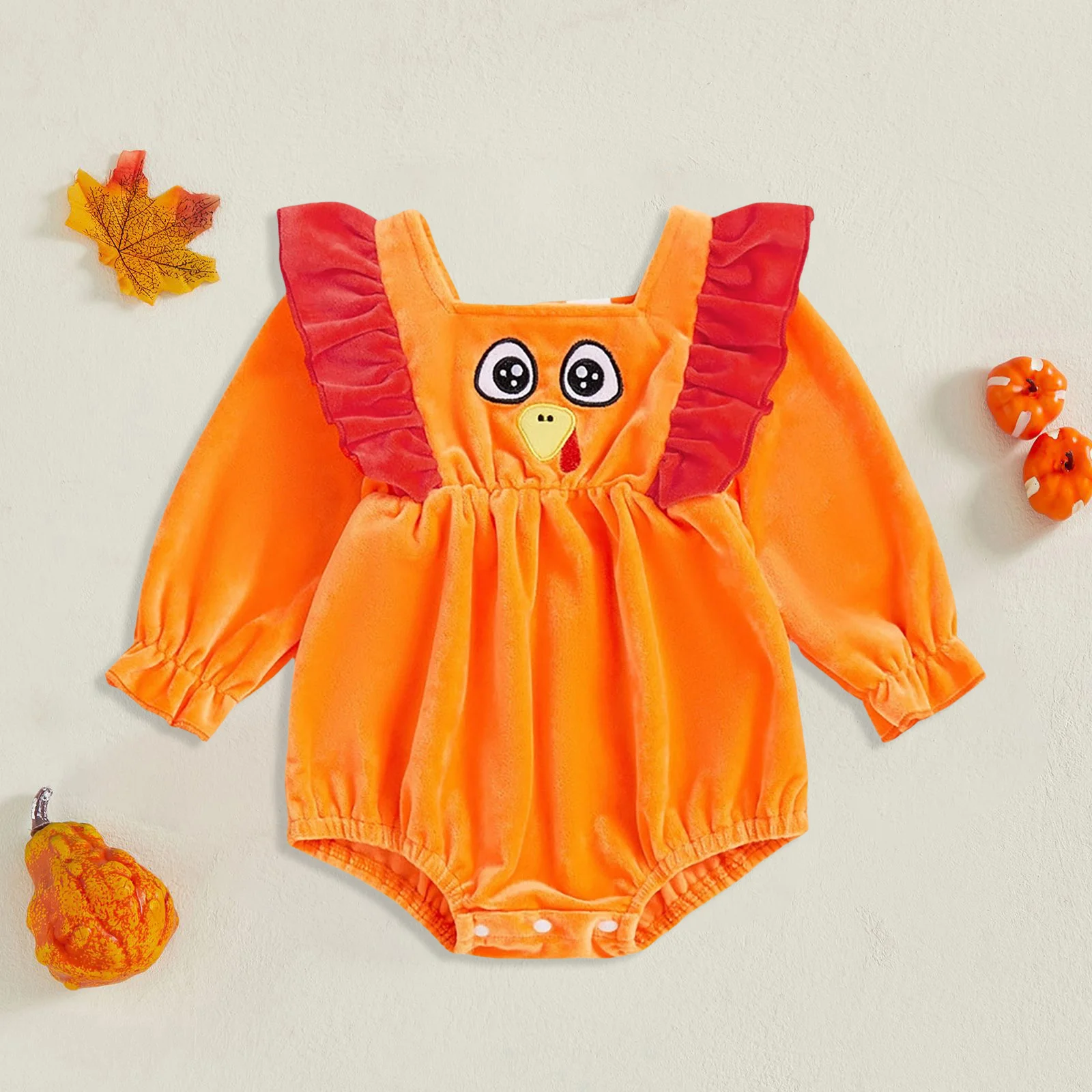 

Girls Leotards with Skirt My First Thanksgiving Baby Girl Outfits Turkey Embroidery Long Sleeve Romper 9m Baby Girl Clothes