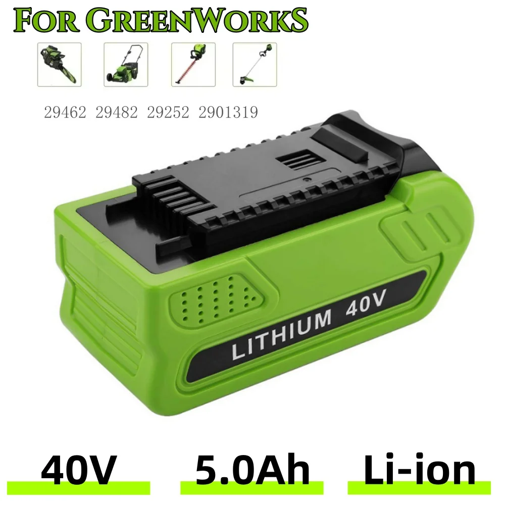 

40V G40LM45 G40LT G40AB G40AC 20302 20672 20202 20322 20262 For Greenworks Li-ion 40V Battery Pack