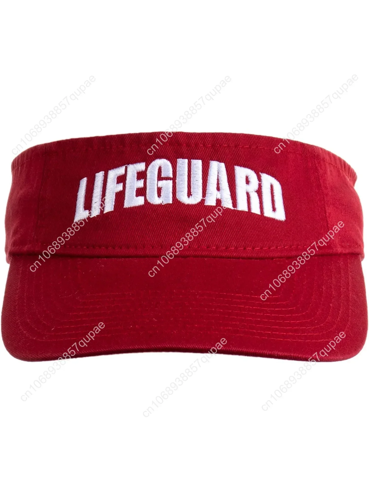 

Lifeguard Visor | Professional Guard Hat Red Sun Cap Men Women Costume Uniform