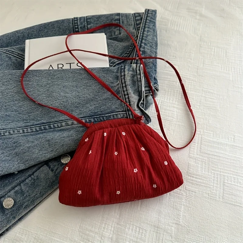 Fashionable Backpack for Ladies, Sweet Wave Dot Printing Bag, Simple and Beautiful Commuting Single Shoulder Backpacks