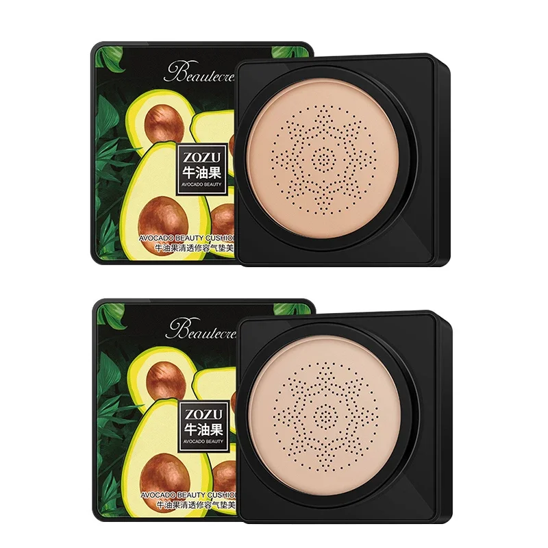 

Heallor Avocado Beauty Lasting Makeup Cushion Youthful Glow Beauty Hottest Repair Concealer Matte Foundation Radiant Complexion