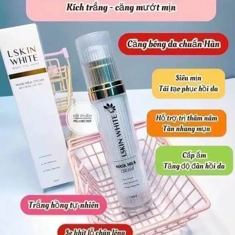 

Ủ Trắng Kén Tằm LSKIN WHITE Dưỡng Trắng Da Từ Sâu Bên Trong, Phục Hồi Da Bị Hư Tổn, u ken tam cay trang da 60ml