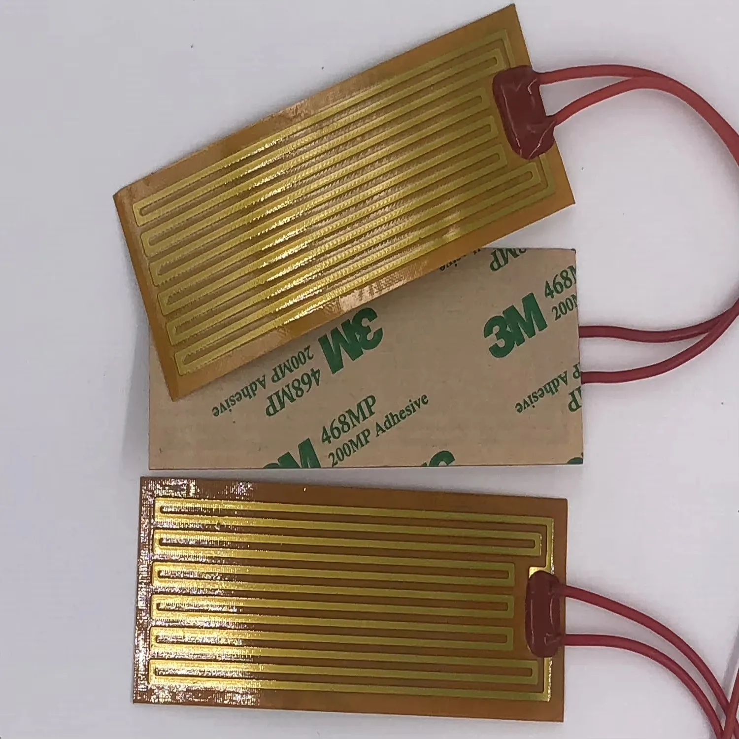 

120x40mm Polyimide Electric Heating Film Plate Heated Panel PI Electric Film 3.7V 3.2W Electrical Heated Appliance Heat Panel