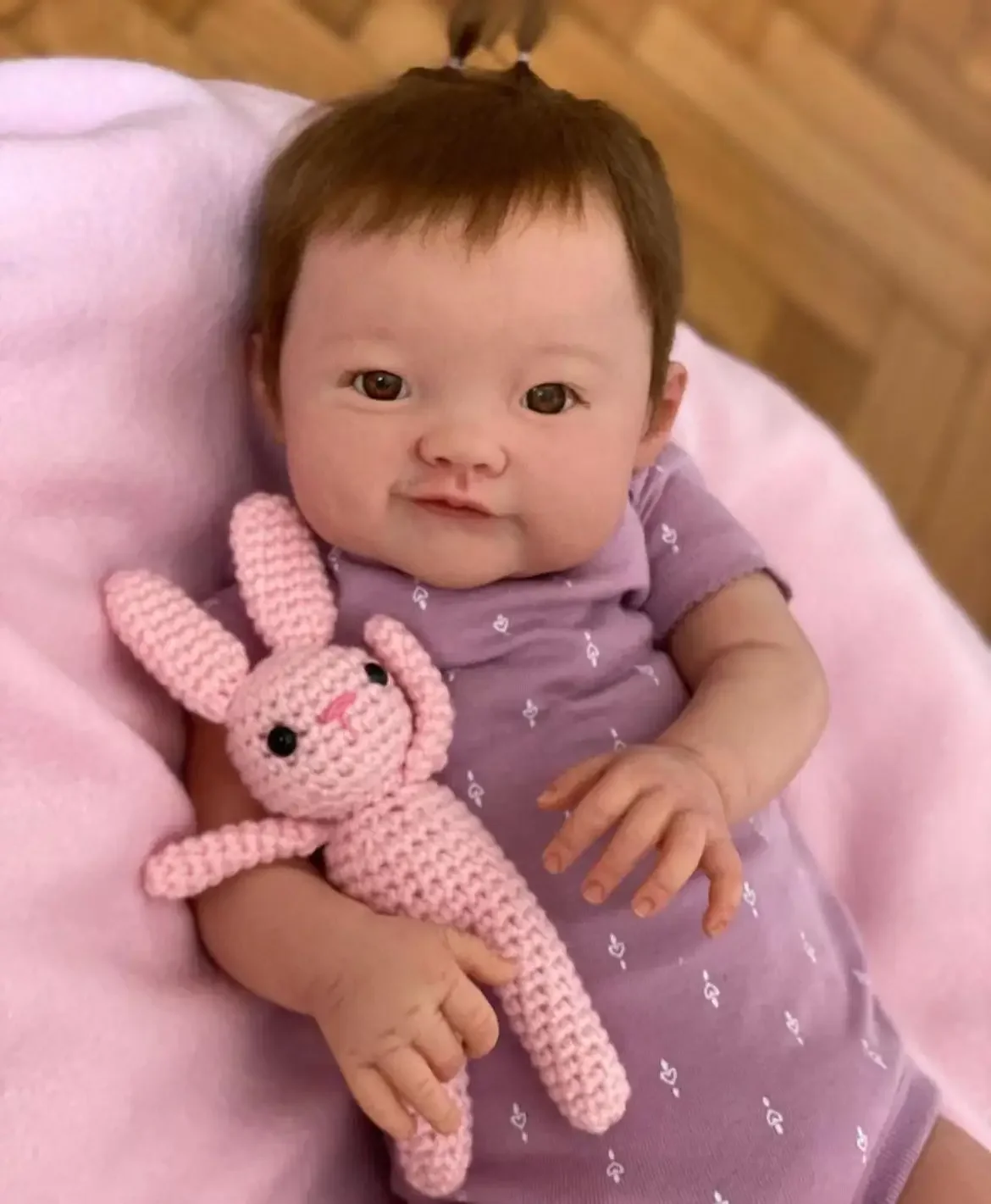 Dls personalizado fornecimento limitado 48cm bebê reborn naomi com cabelo enraizado à mão alreday boneca acabada com vestido diferente