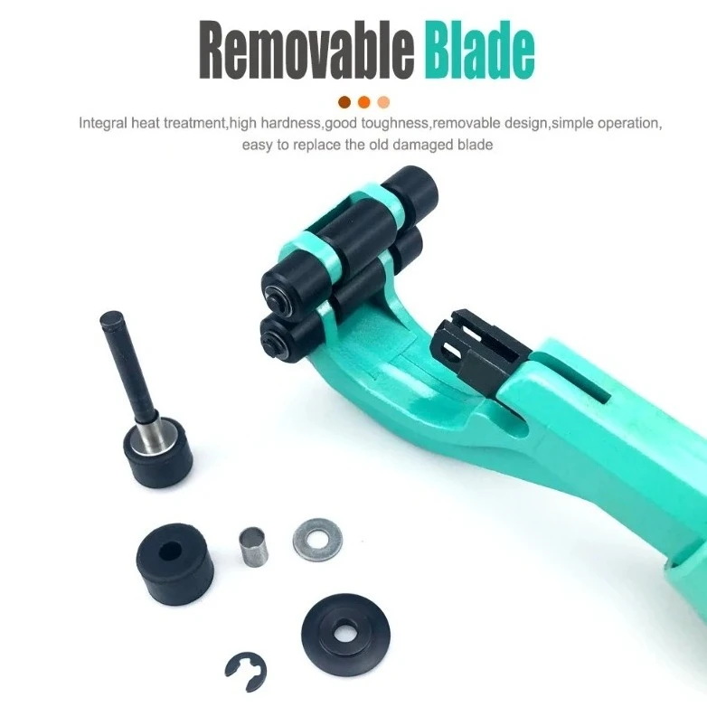 

Stainless Steel Corrugated Pipe Cutter 8-32mm, Heavy Duty Tool for HVAC & Metal Duct Pipe Cutting