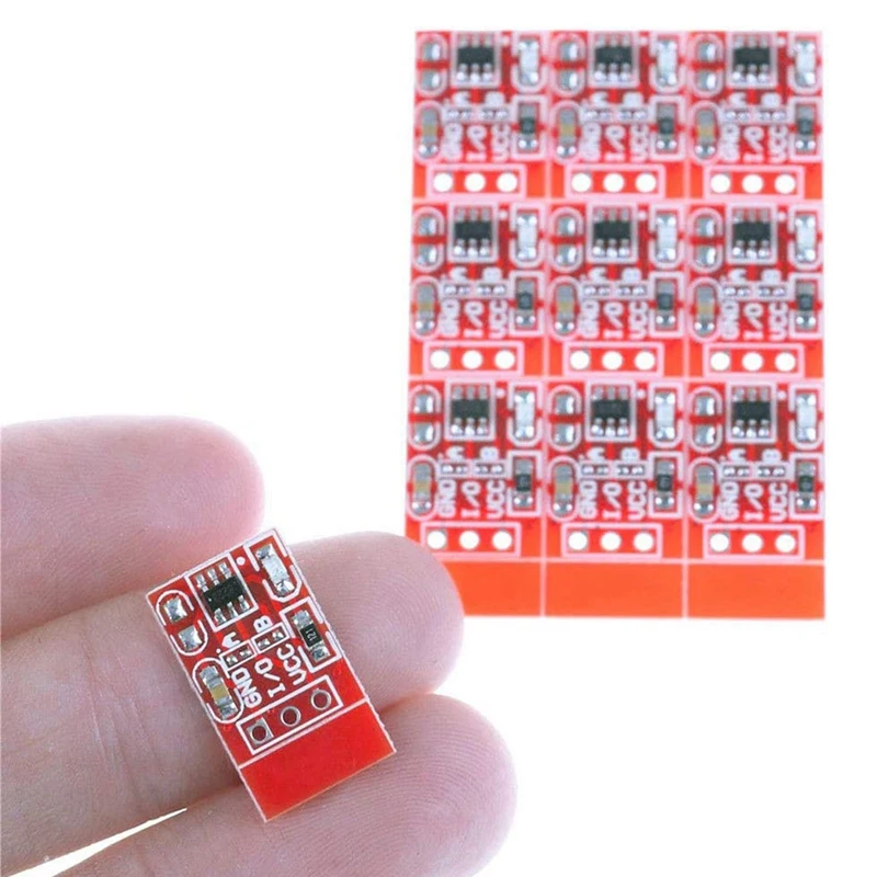 200Pcs TTP223 Touch Key Switch Module Touching Button Self-Locking/No-Locking Capacitive Switches Single Channel