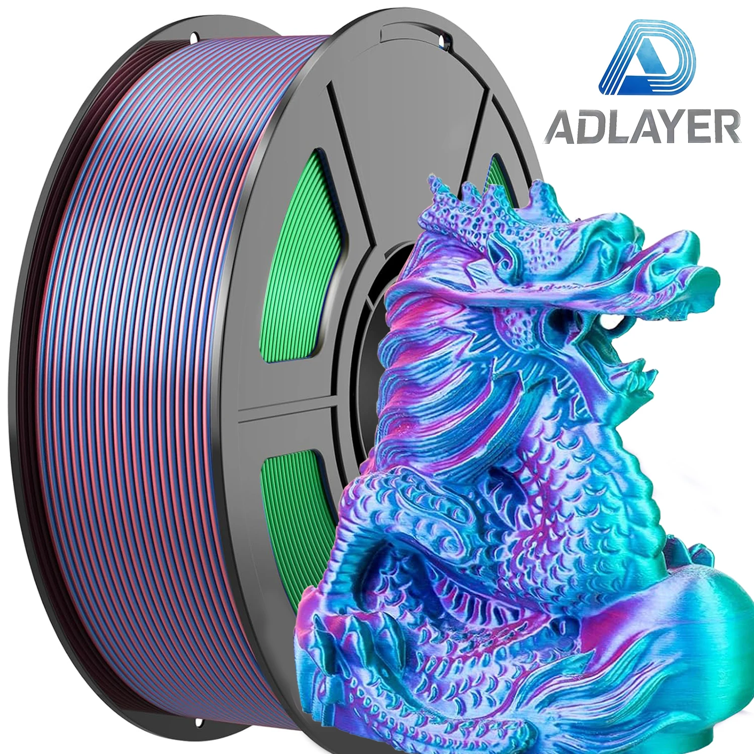 3D Printing Excavator - ADLAYER PLA Silk 3D Printer Filament,