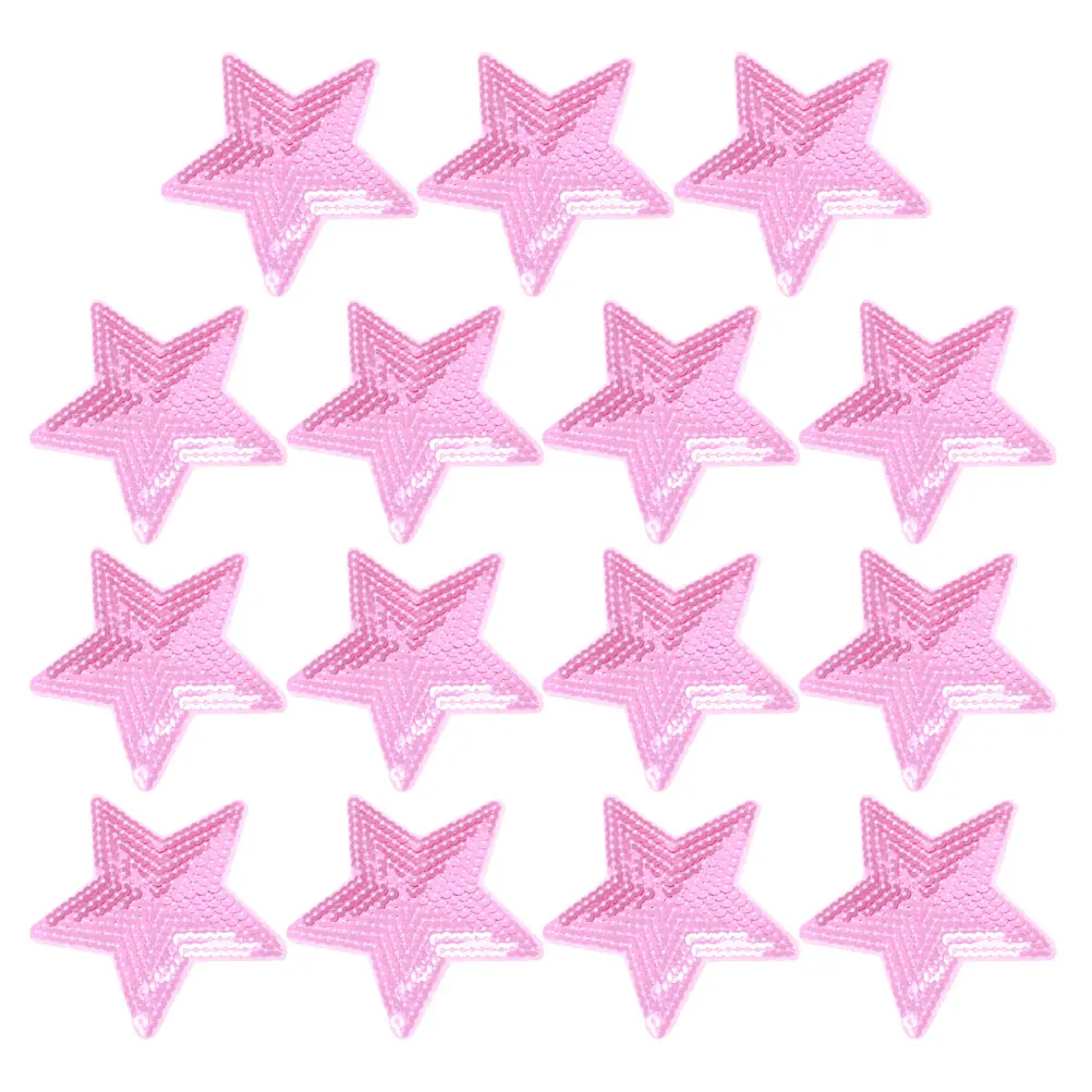 

Sequin Five-pointed Star Patch Hat Iron Patches Embroidered Applique Bag Embroidery Sewing Glitter Ironing Sequins
