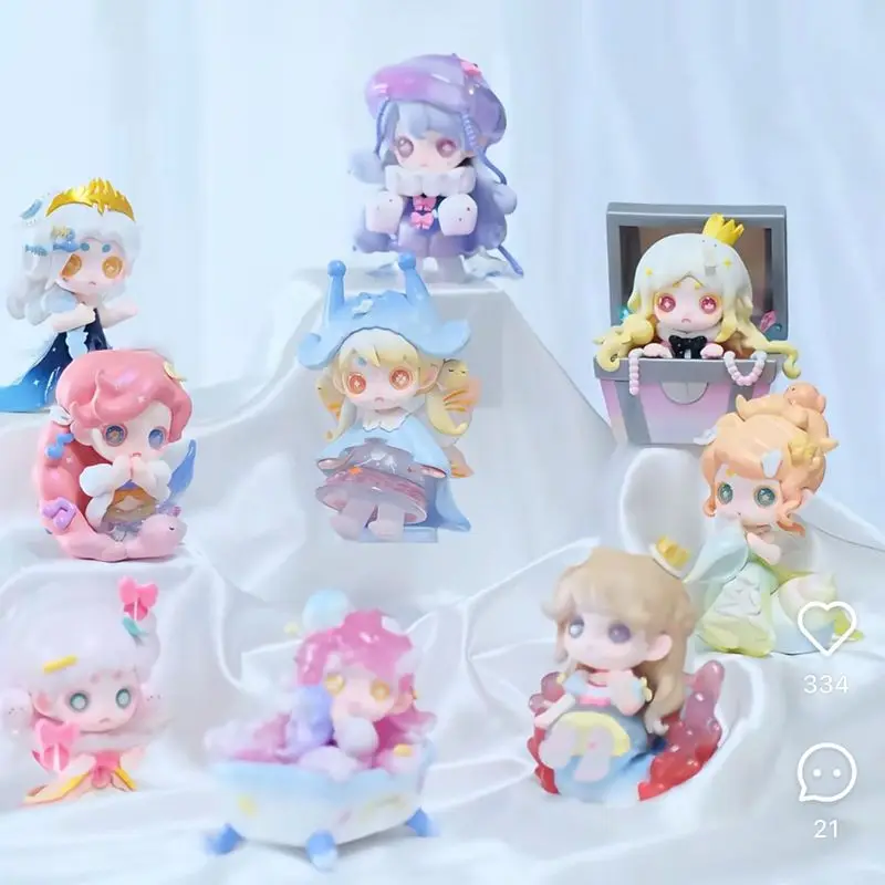 In Stock Original Ghost Keeno Blind Box Keeno V3 Wishes To The Sea Breeze Series Mystery Box Trendy Children Toys Birthday Gift