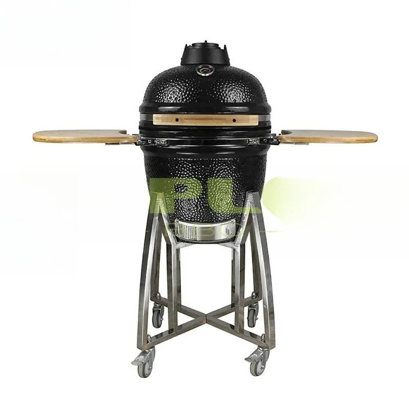 Auplex Kamado Grill 18-inch Fish Smoke Grill Ceramic  Yard