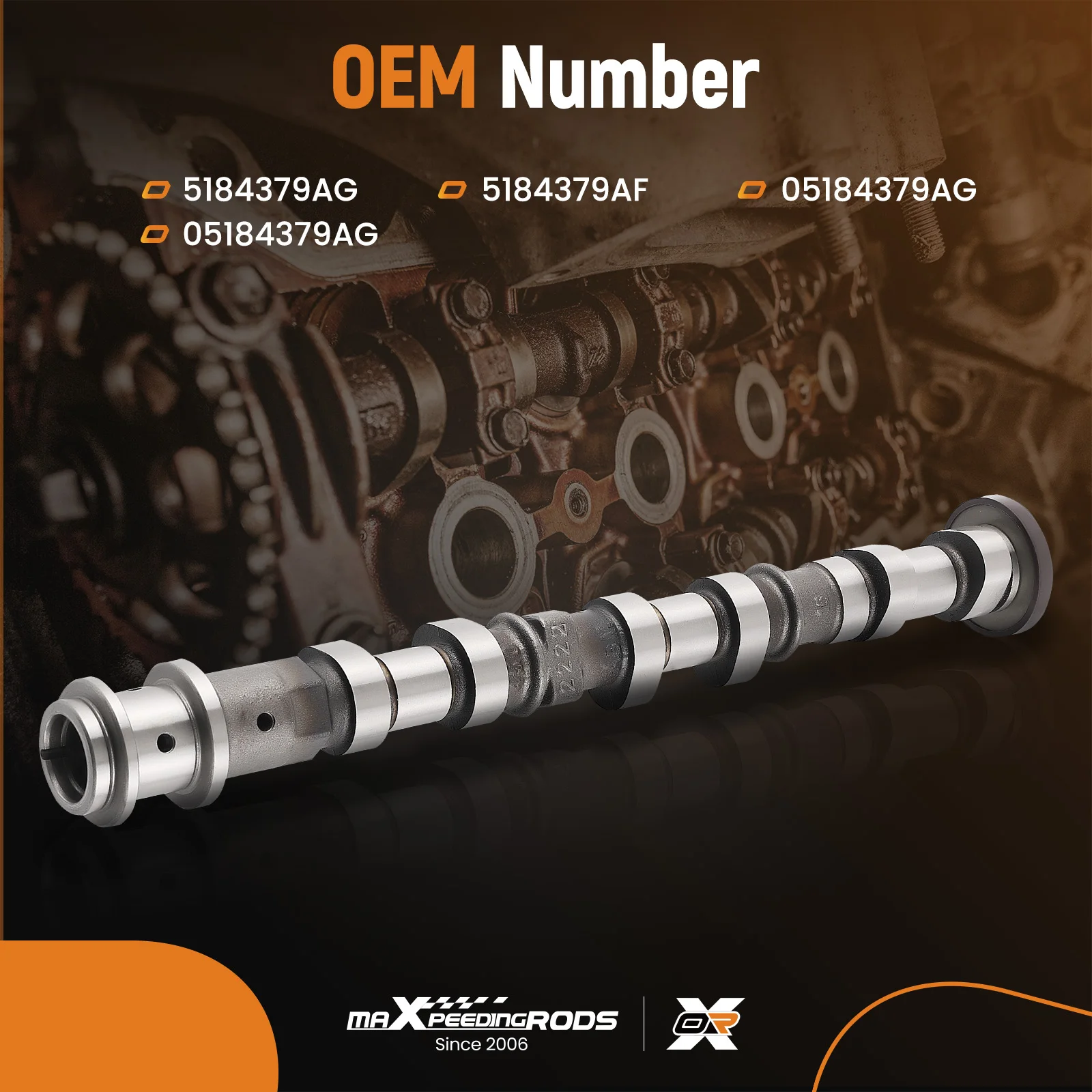 

1x Left Intake Camshaft For DODGE For CHRYSLER For JEEP 2011-20 3.6L 5184379AG