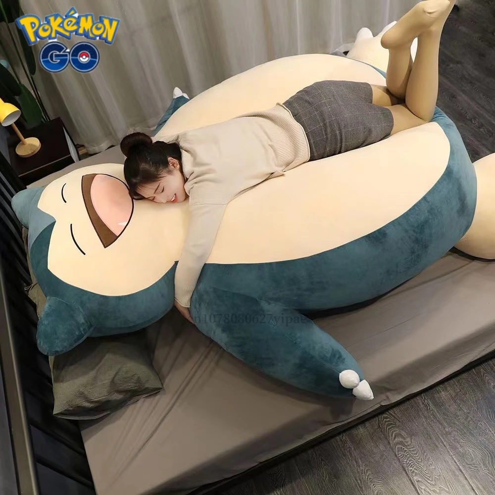 200/150cm Giant Snorlax Plush Pokemon Plush Toys Kawaii Soft Snorlax Leather Shell Plushie NO Filling Pillow Gifts for Children