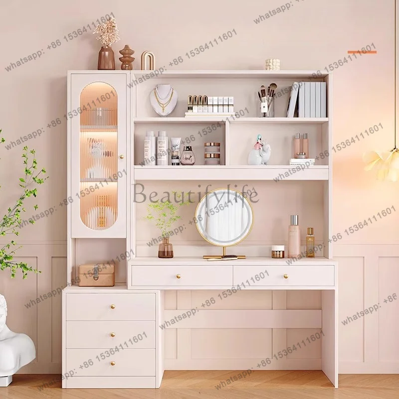 LD Drawers Tall Vanity Table Organizer Bedroom Makeup Mirror Storage Dressing Table Living Room Vestidores Lounge Suite