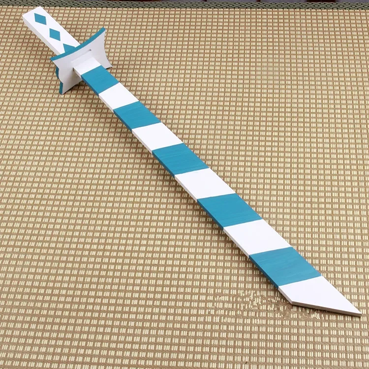 

Трусики и чулки с поясом для чулок, реквизит в сине-белую полоску, оружие меча, аниме, искусственное оружие на Хэллоуин