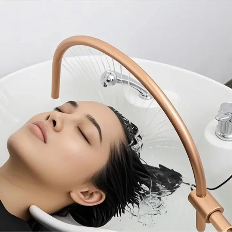 

Портативная система для гидротерапии головы: водопадный излив для большинства шампунерных раковин, массажных кушеток и оборудования для салонов красоты