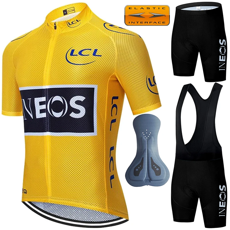 

Cycling Clothing Man Clothes INEOS Men Summer 2024 Jersey Pro Team Bike Men's Outfit Set Shorts Cycle Spring Uniform Tricuta Mtb