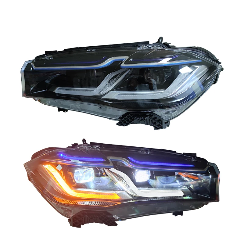 26 Style For BMW X5 F15 LED Headlight Assembly 24V Car Light With 6000K Color Temperature 2014 2018 Front Turn Signals