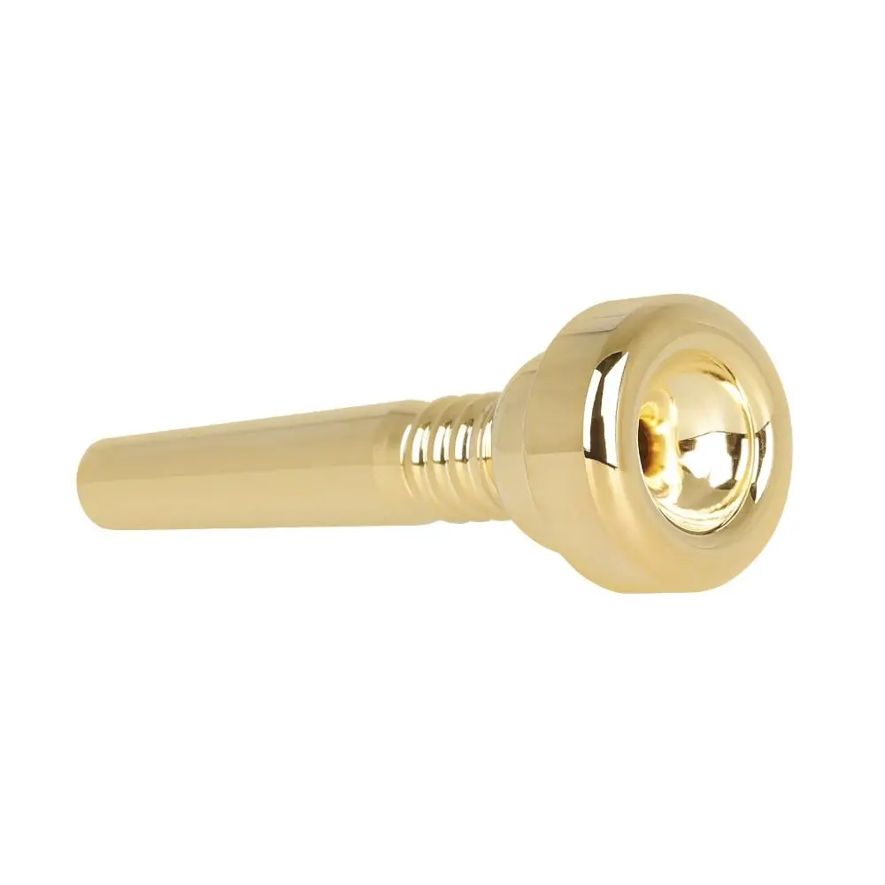 Gold-plated 17C Trumpet Mouthpiece High Precision Professional Mouth of Trumpet Performance Well-designed