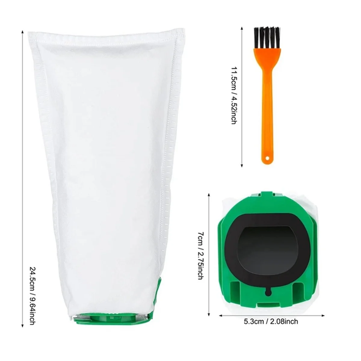 For Vorwerk Kobold VB100 FP100 Vacuum Cleaner Accessories Dust Bag Motor Protection Filters High-Efficiency Filtration