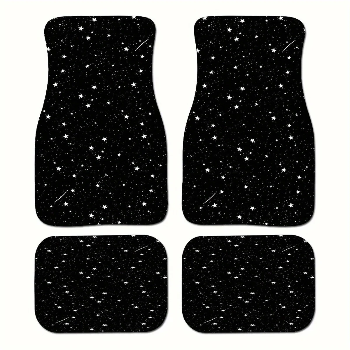 

Универсальные коврики для внедорожников с дизайном «Звездное небо» (4 шт.), идеально подходят для передних и задних сидений любого автомобиля. Эти стильные A