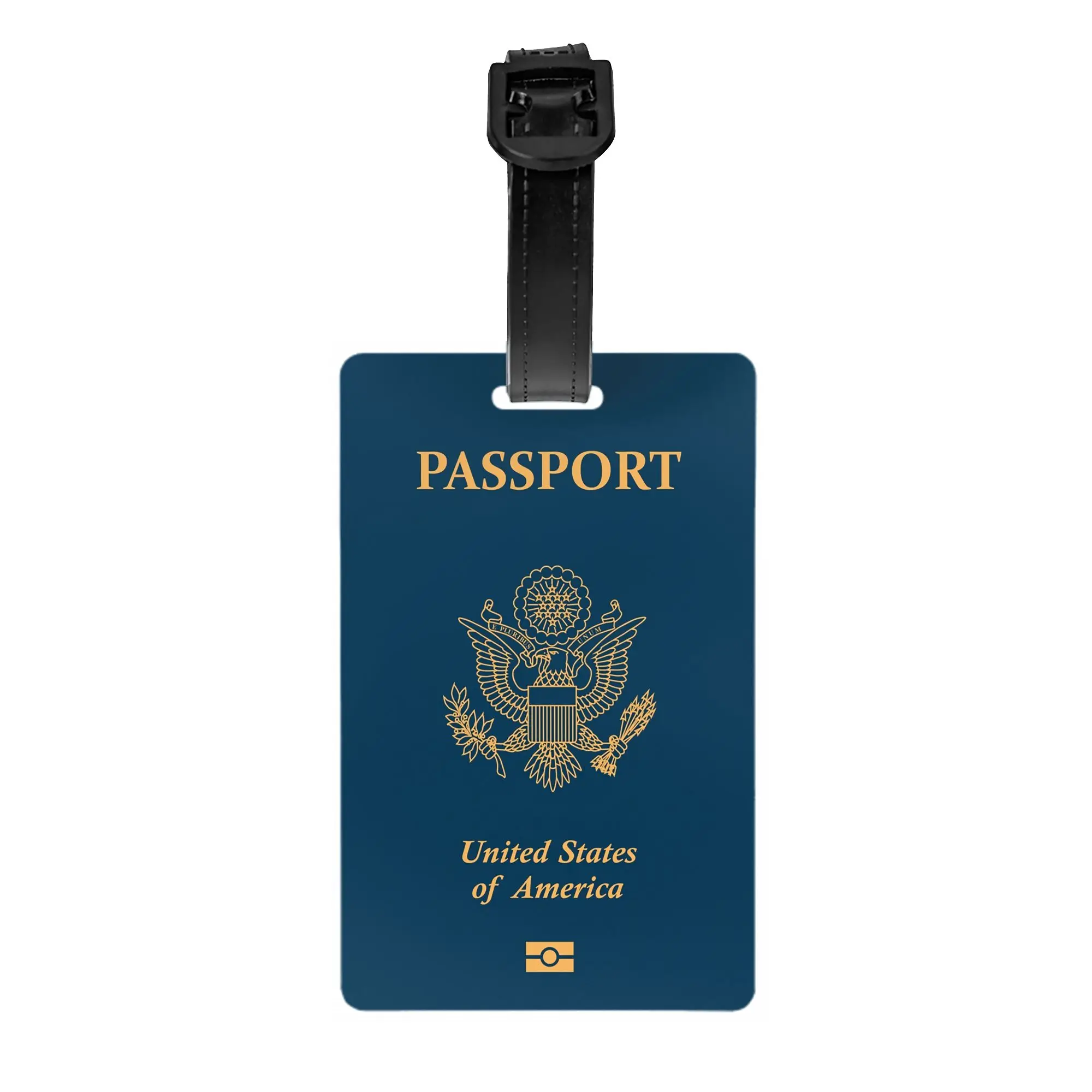 Custom United States passport Luggage Tag Privacy Protection  Baggage Tags Travel Bag Labels Suitcase