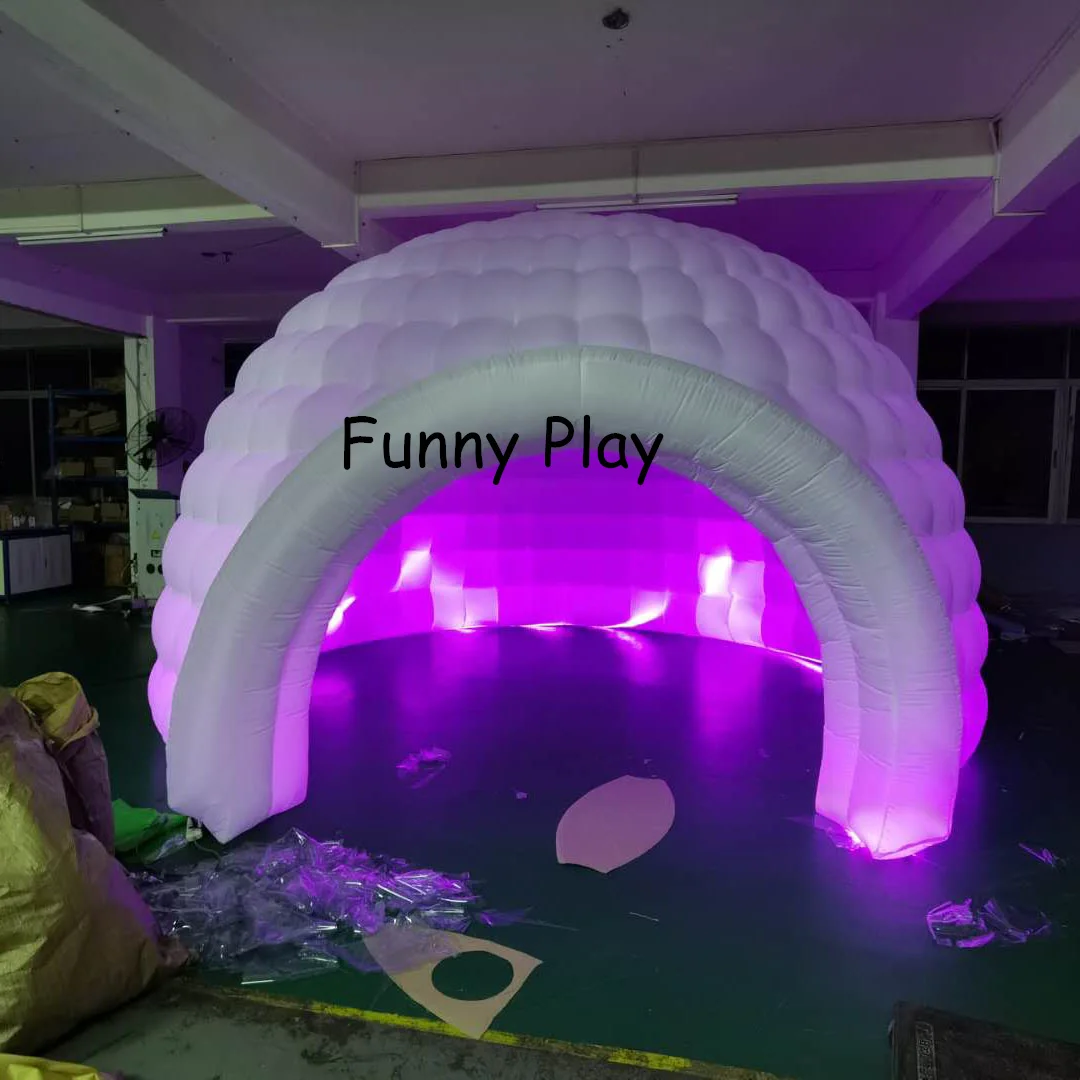 Inflatable Luna Dome House Barเต็นท์,Inflatables Igloo Dome Luna Inflatables Pobโครงสร้างเต็นท์