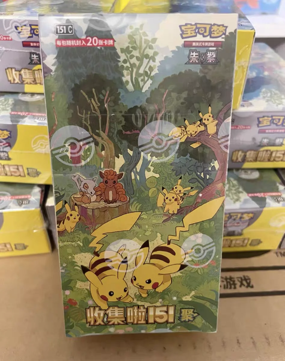 Op voorraad Pkm: Scarlet & Violet Gem Pack Vol.3 Gengar Meowth Vereenvoudigd Chinees Booster Pack Surprise Festvial Toy Collection Card - afbeelding 1