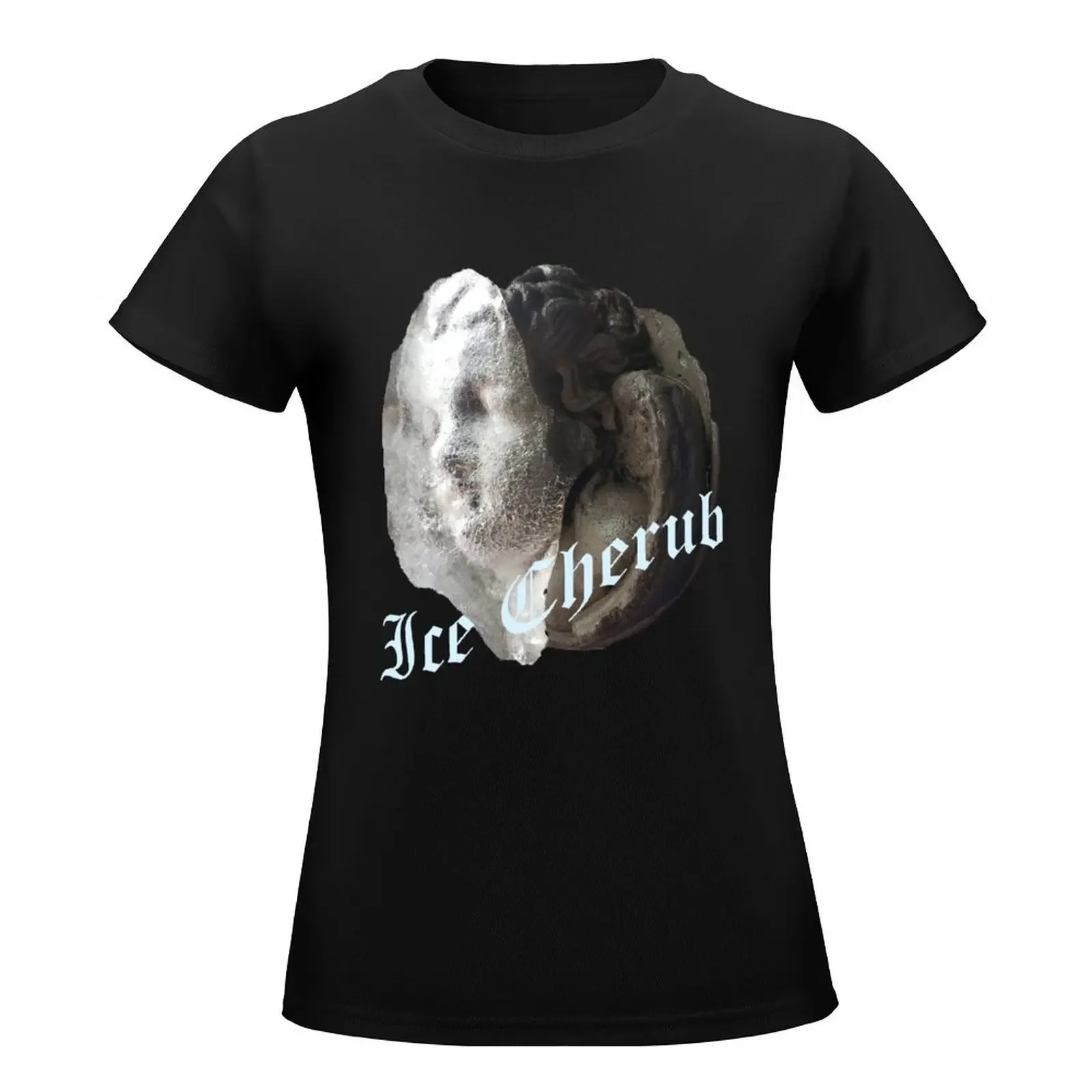 Ice Cherub T-Shirt aesthetic clothes plus size tops anime clothes rock and roll t shirts for Women