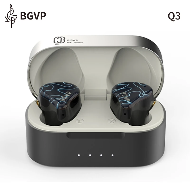 

BGVP Q3 Earphones TWS Wireless Bluetooth 5.3 Headphones in-ear Hifi Monitors Earbuds Dual Mode Link Wired MMCX Headset Gamer