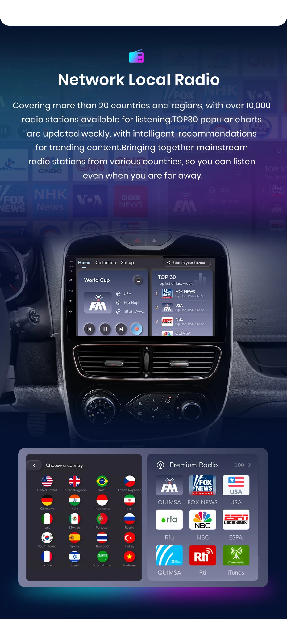 Junsun carplay android auto autoradio für renault clio 4 zoe 2016-2017 gps intelligente systeme stereo multimedia autoradio – Detail 17
