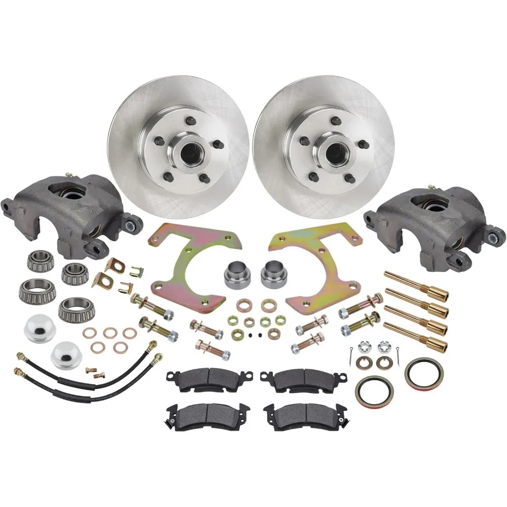 

Deluxe Disc Brake Kit, Fits 1948-1956 Ford Half Ton, 5 x 4-1/2 Inch
