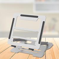 Foldable Laptop Stand Portable Easy to Use Sturdy Anti Slip Stable Folding Metal Bracket Adjustable Laptop Riser Notebook Stand