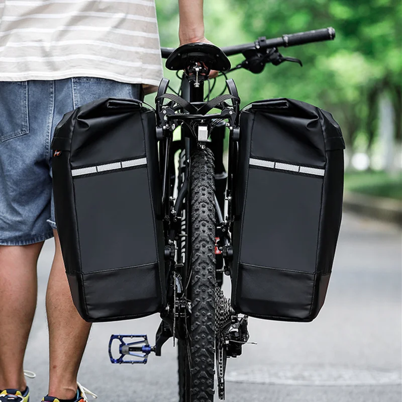 

Bicycle Side Bag Mountain Bike Rear Shelf Waterproof Pack Cycling Equipment G1055