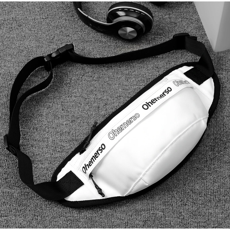 

OHEMERSO Men's Sling Bag Trendy Chest Waist Crossbody Bag Lightweight Compact Unisex Backpack For Sports Waterproof Shoulder Bag