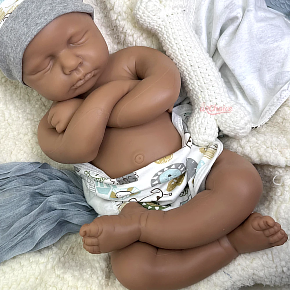 

50 см неокрашенные Loulou для всего тела, мягкие твердые силиконовые куклы Reborn для маленьких девочек и мальчиков, утяжеленные куклы ручной работы для коллекционеров