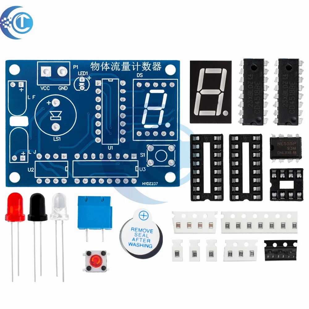 STEM Teaching Digital Counter DIY Electronic Kit, Adjustable Module for Student Electronic Projects