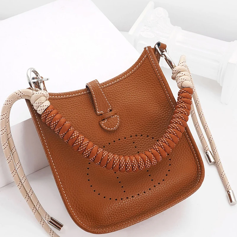 1Pc Bag Strap For DIY Handmade Woven Rope Tote Bag Strap Mini Bag Woven Strap Bag Transformation Bag Accessories