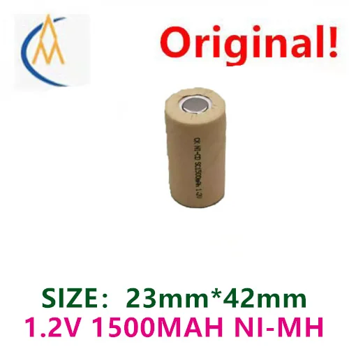 buy more will cheap SC 1.2V 1500mAh nickel hydrogen power rechargeable battery without solder pads, electric tool/drill NI-MH