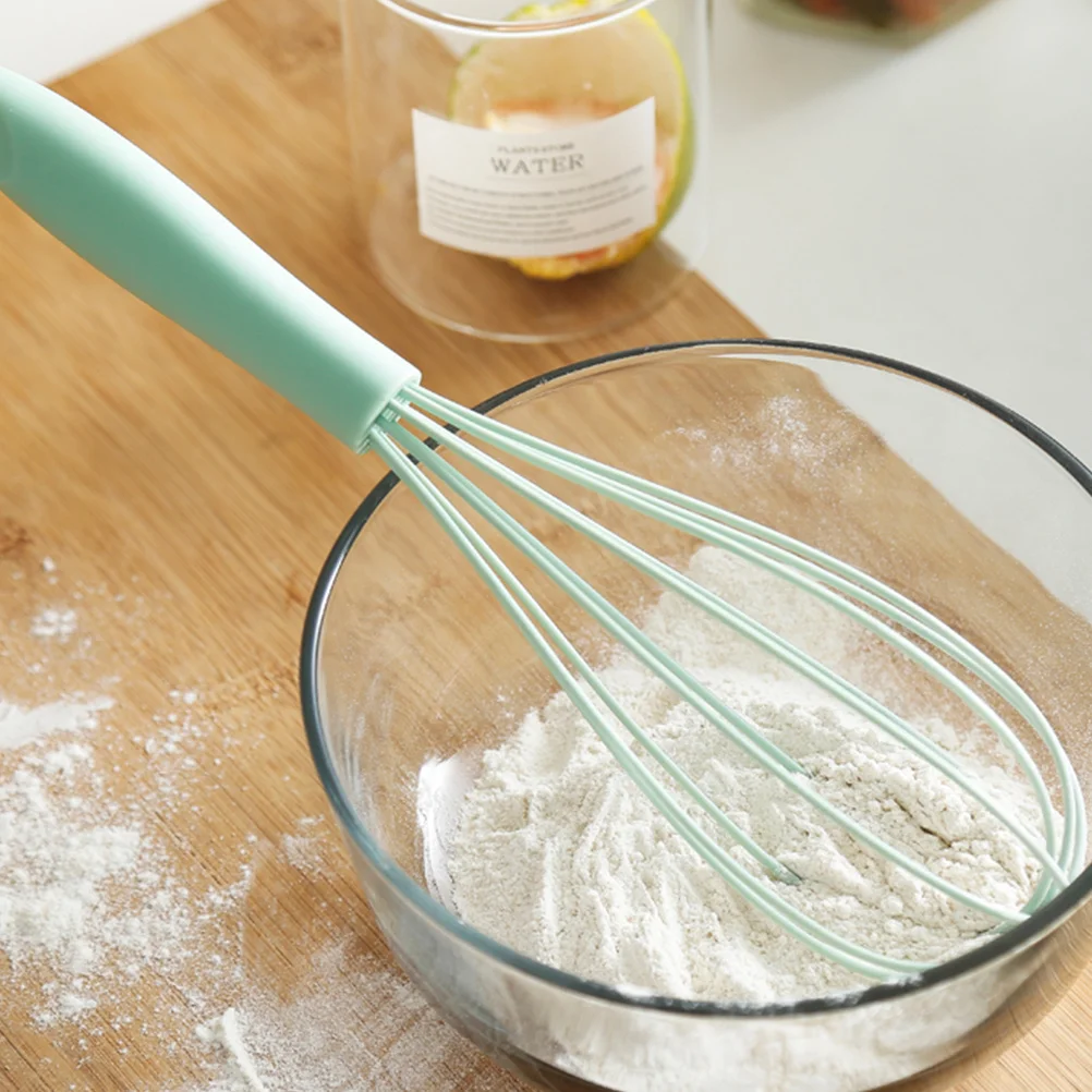 

Stainless Steel Balloon Wire Whisk Non-Slip Handle Kitchen Egg Beater For Mixing Batter Cream Marinades Cooking Utensil