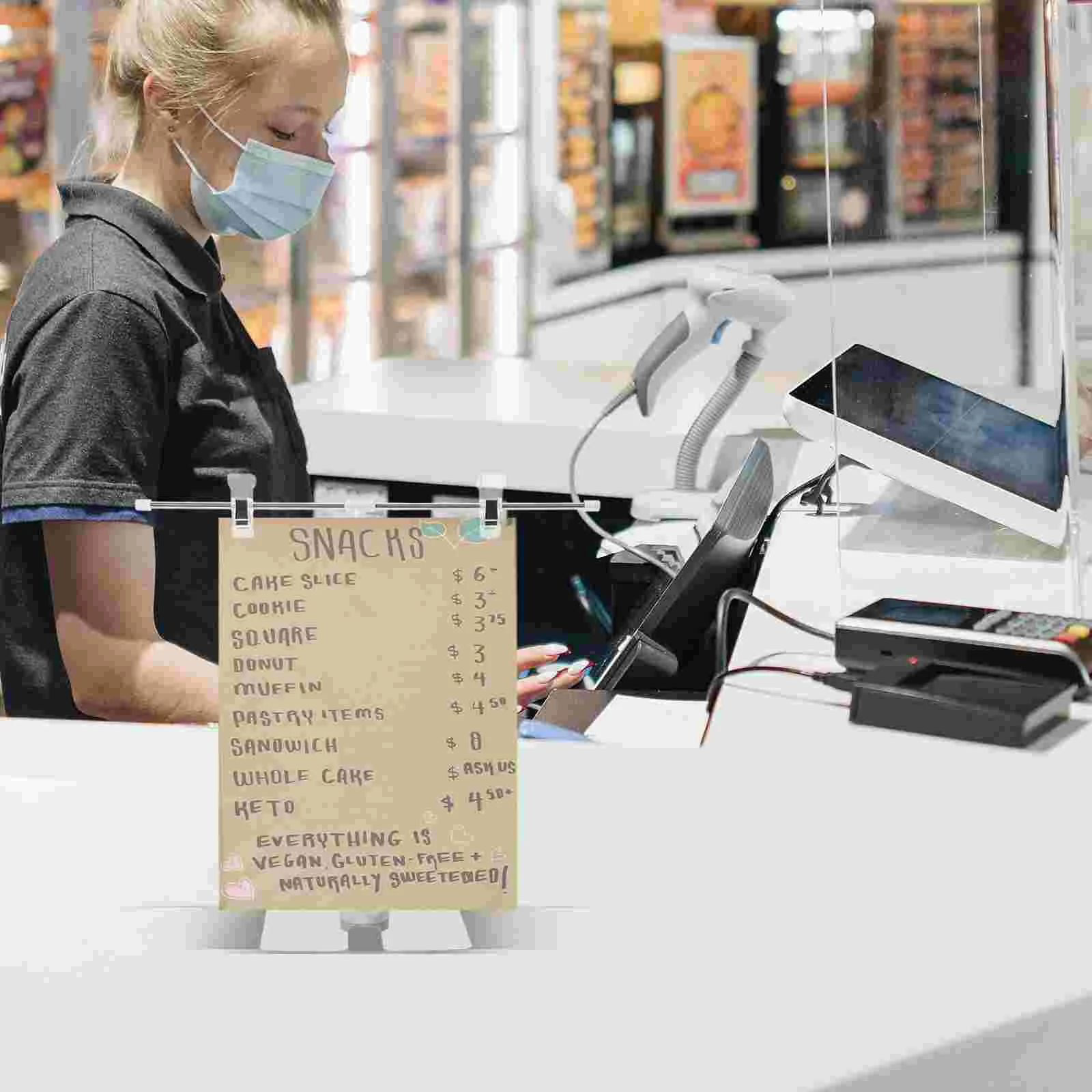 Giz Board Display Holder, Tabletop Poster, Video Studio, Backdrop Stand, Jornal