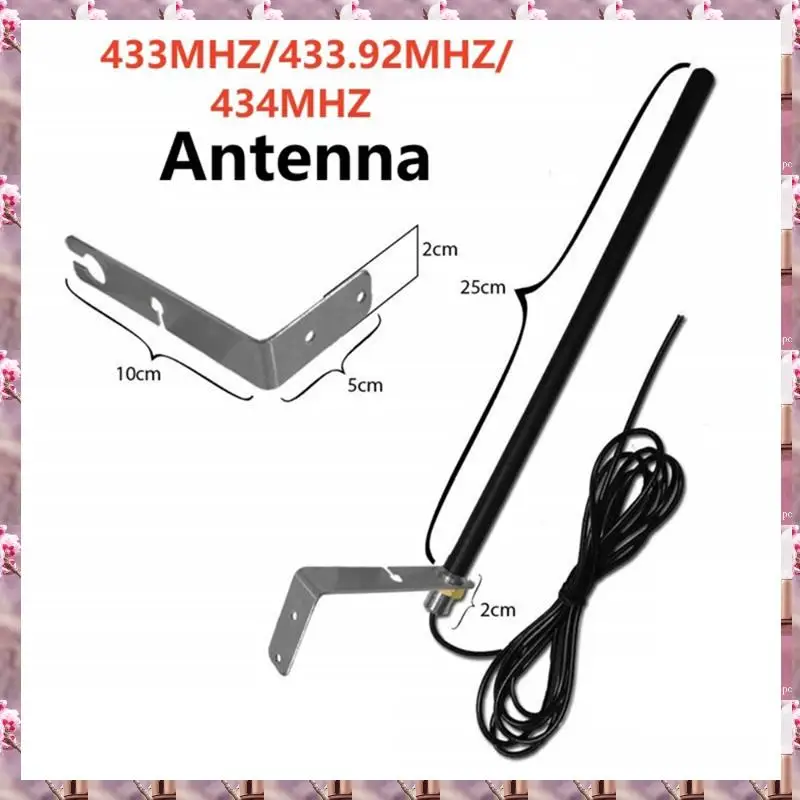 2025 Universal 433Mhz Cable Antenna For Gate Garage Radio Signal Booster Repeater Outdoor Waterproof Gate Control Antenn,Univers