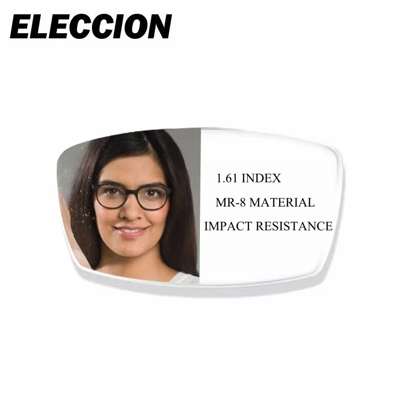 Eleccion Eleccion Brand 1.61 Index Clear MR-8 Impact Resistance Optical Glass HD Aspherical Top Quality Lenses Prescription Lens for Eyes - Aliexpress Deal