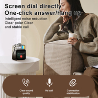 8-32GB Bluetooth Speaker LED Display Touchscreen RGB Desktop Subwoofer Wireless Loudspeaker Support TF Card Calendar Alarm Clock