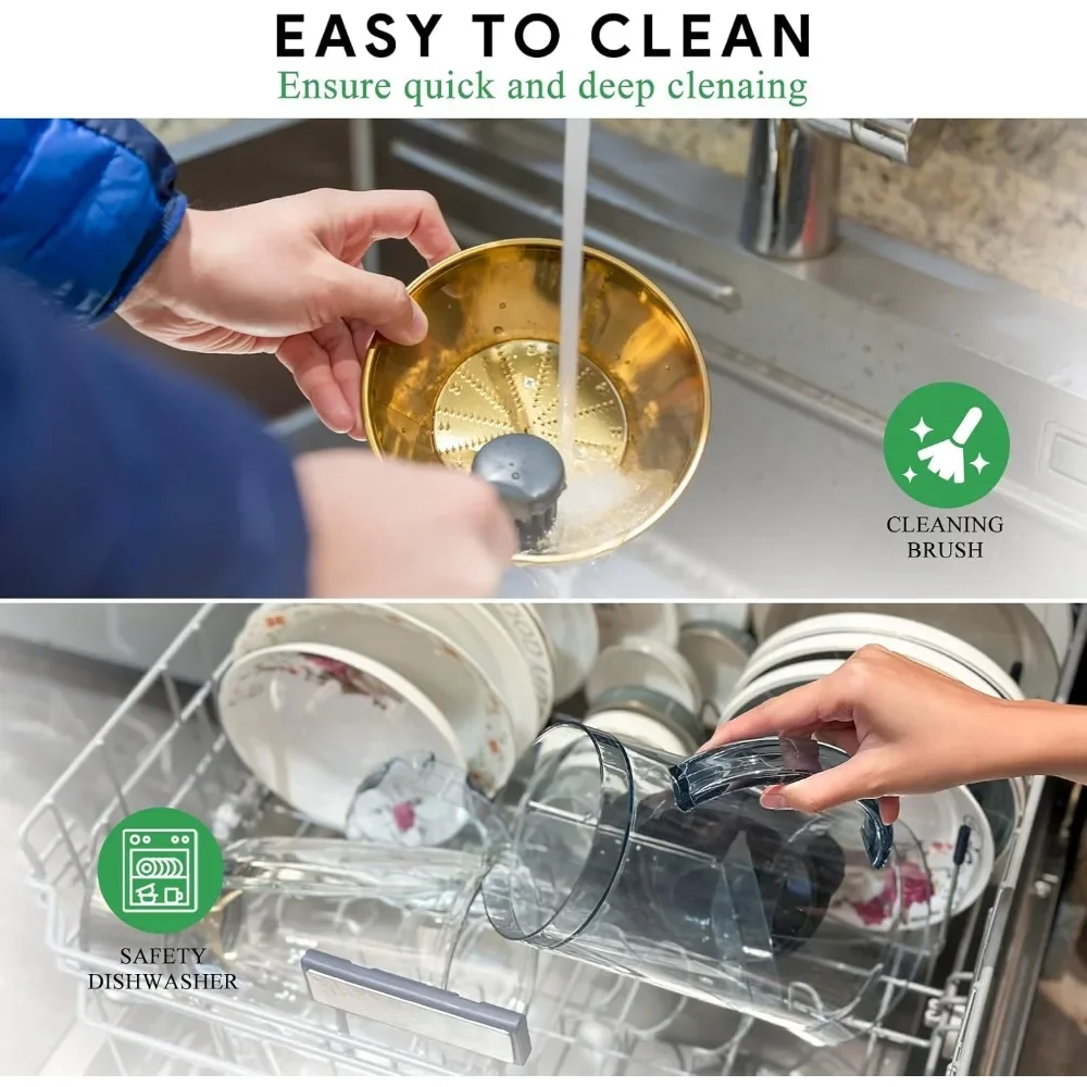 ماكينة صنع العصير والخلاط والمطحنة القابلة للتخصيص 3 في 1 للعصائر والعصير والمعالجة والطحن والمزيد من الطرد المركزي بقدرة 1300 وات #5